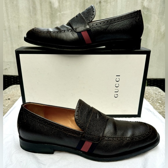 Gucci Other - GUCCI Martins Leather Loafers